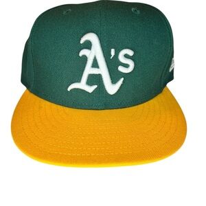 New Era Oakland A's 59FIFTY Fitted Hat - 7 1/4